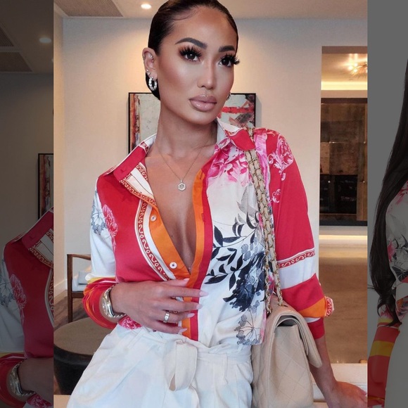Fashion Nova Tops - Fashion Nova Print Blouse